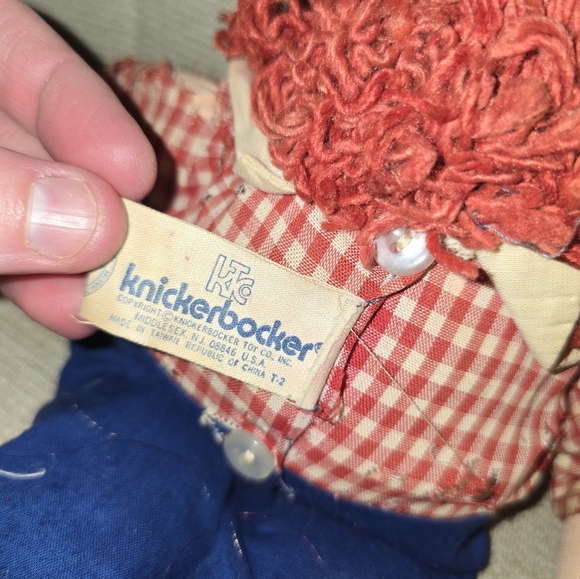 Knickerbocker Raggedy Andy Doll - Picture 5 of 5